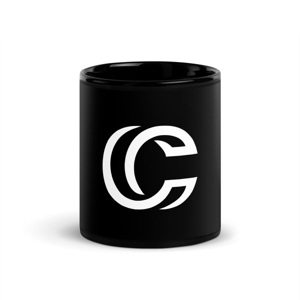 Black "C" Logo Glossy Mug
